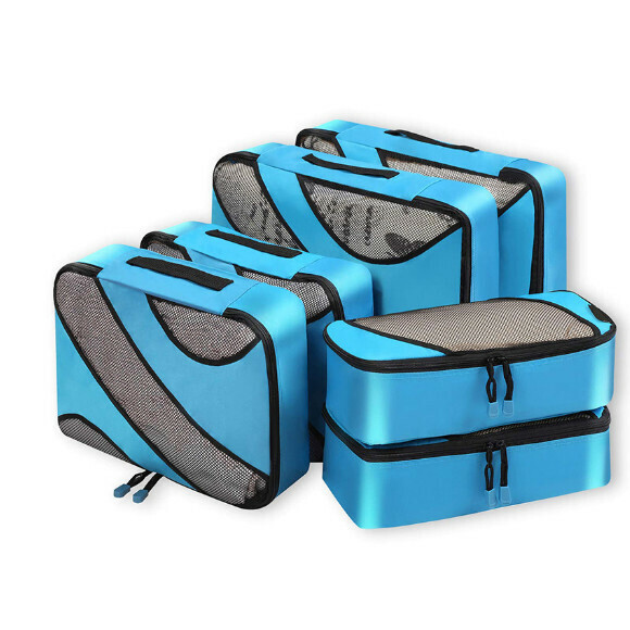 Hot Selling [Six-piece Set] Travel Storage Bag [Blue]