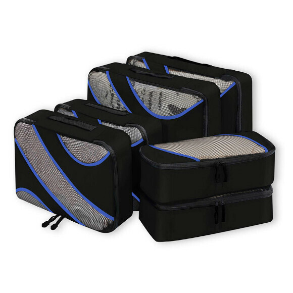 Hot Selling [Six-piece Set] Travel Storage Bag [Black]