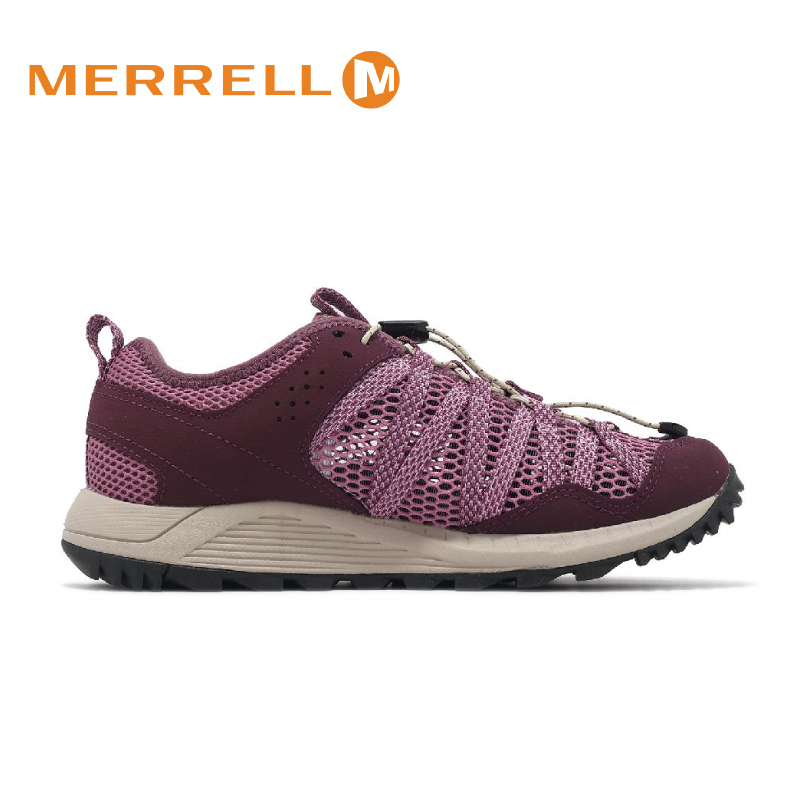 MERRELL 美國 女 WILDWOOD AEROSPORT 丁香紫 速乾/透氣/健走/止滑/快乾 31ML068150