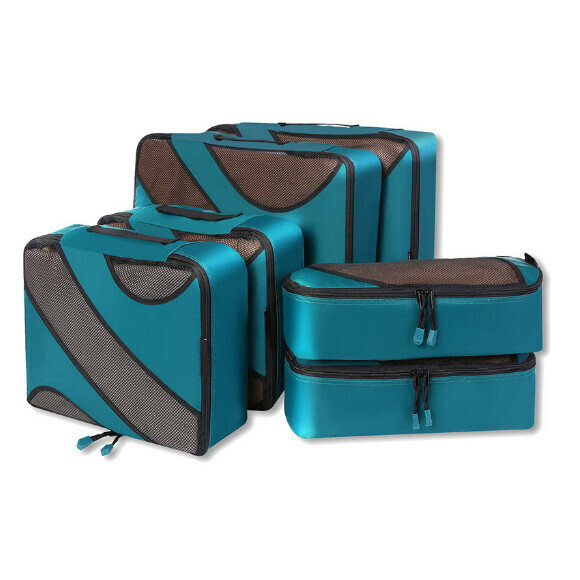 Hot Selling [Six-piece Set] Travel Storage Bag [Dark Green]