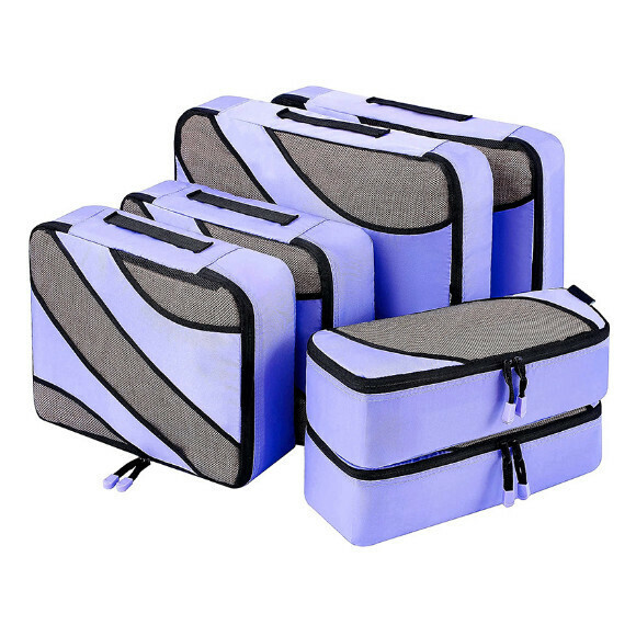 Hot Selling [Six-piece Set] Travel Storage Bag [Light Purple]