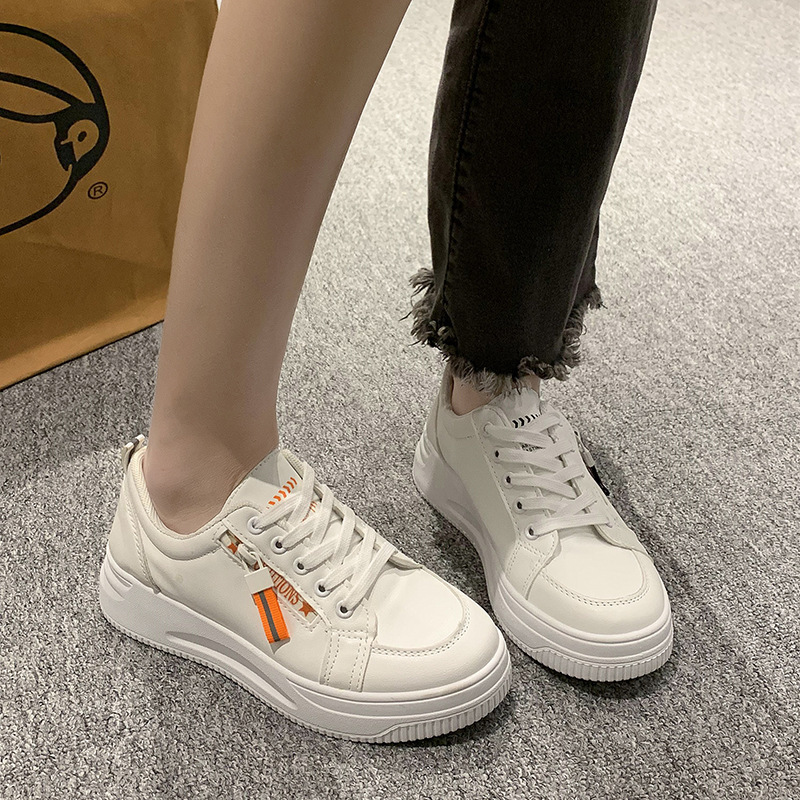 熱賣厚底小白鞋(白桔皮面 35碼-40碼)（下單後請聯絡客服確認發貨尺碼）