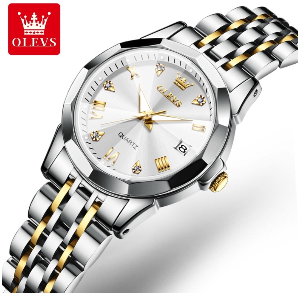 Hot Selling Oris Watches Niche Women's Quartz Watch (White Women's Watch Between Steel Bands)