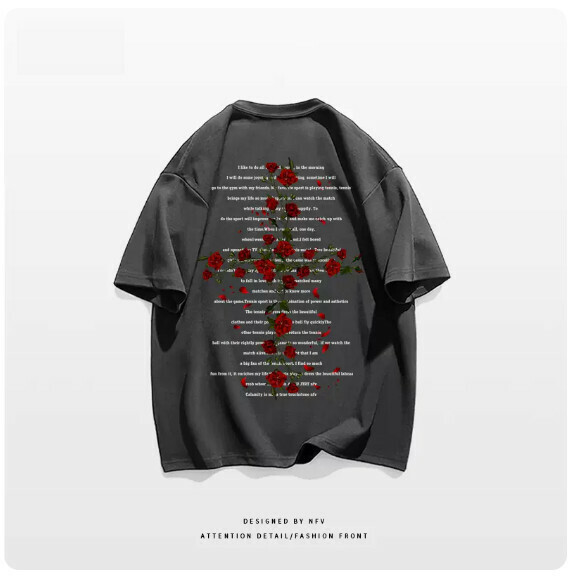 熱賣圓領T恤【M-3XL】【深灰色】(下單後聯絡客服確認發貨尺碼) 