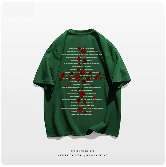 熱賣圓領T恤【M-3XL】【綠色】(下單後聯絡客服確認發貨尺碼) 