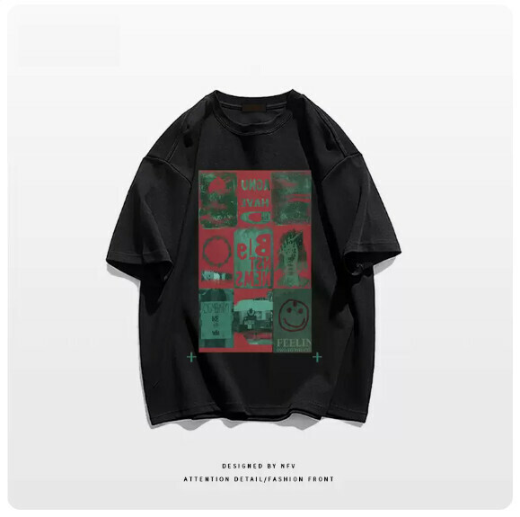 熱賣圓領T恤【M-3XL】【黑色】(下單後聯絡客服確認發貨尺碼) 