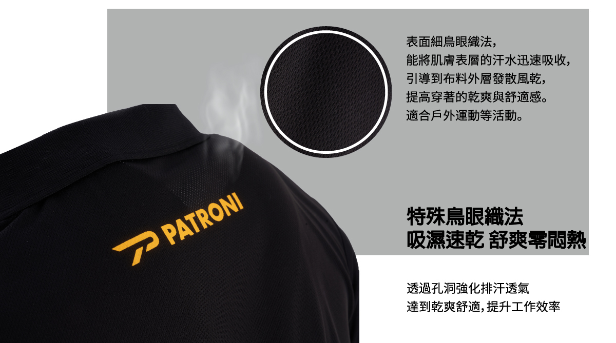 PATRONI SW2402環保抗UV工作服