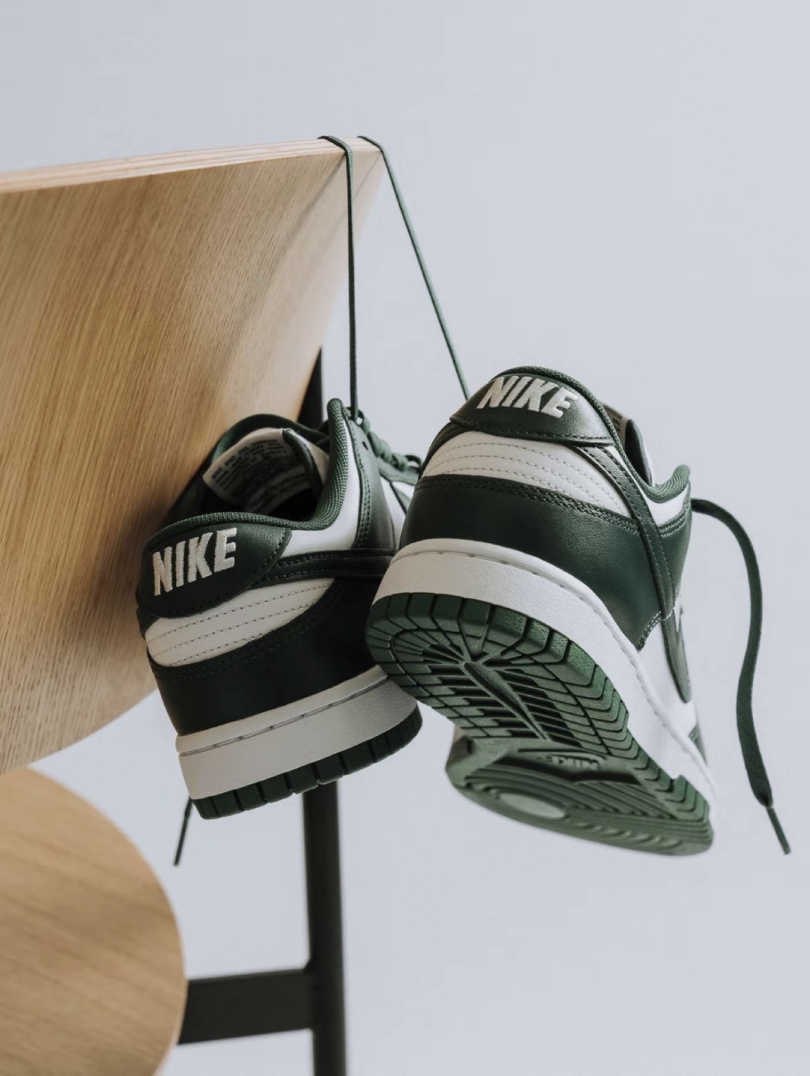 奇蹟補貨 Nike Dunk Low 白綠色 墨綠色 復古 皮革 男女款 DD1391-101/預購