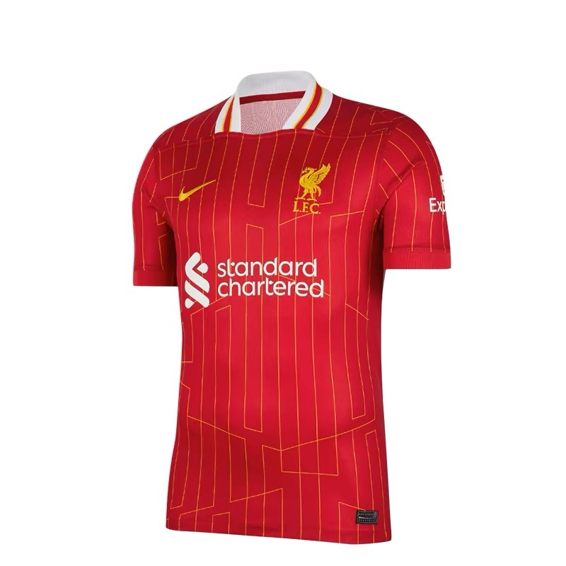 2024 Liverpool Home Shirt with #14 CHIESA