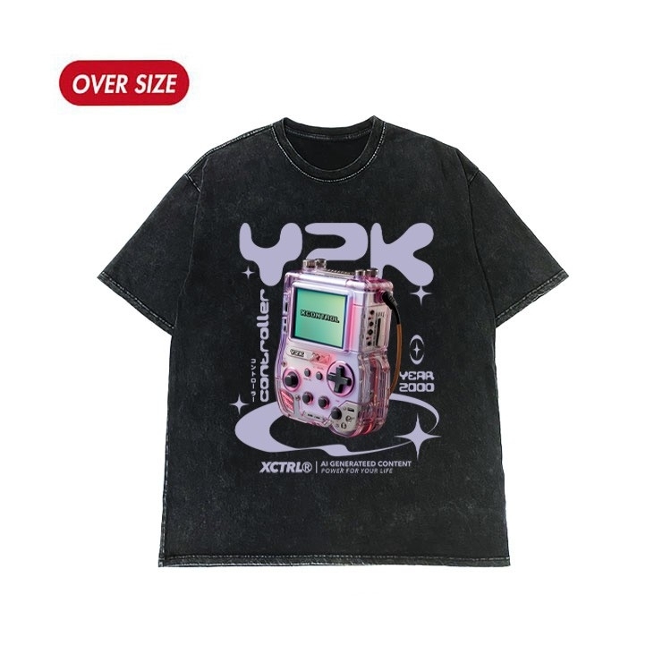XCTRL Y2K掌上電遊器短T-水洗