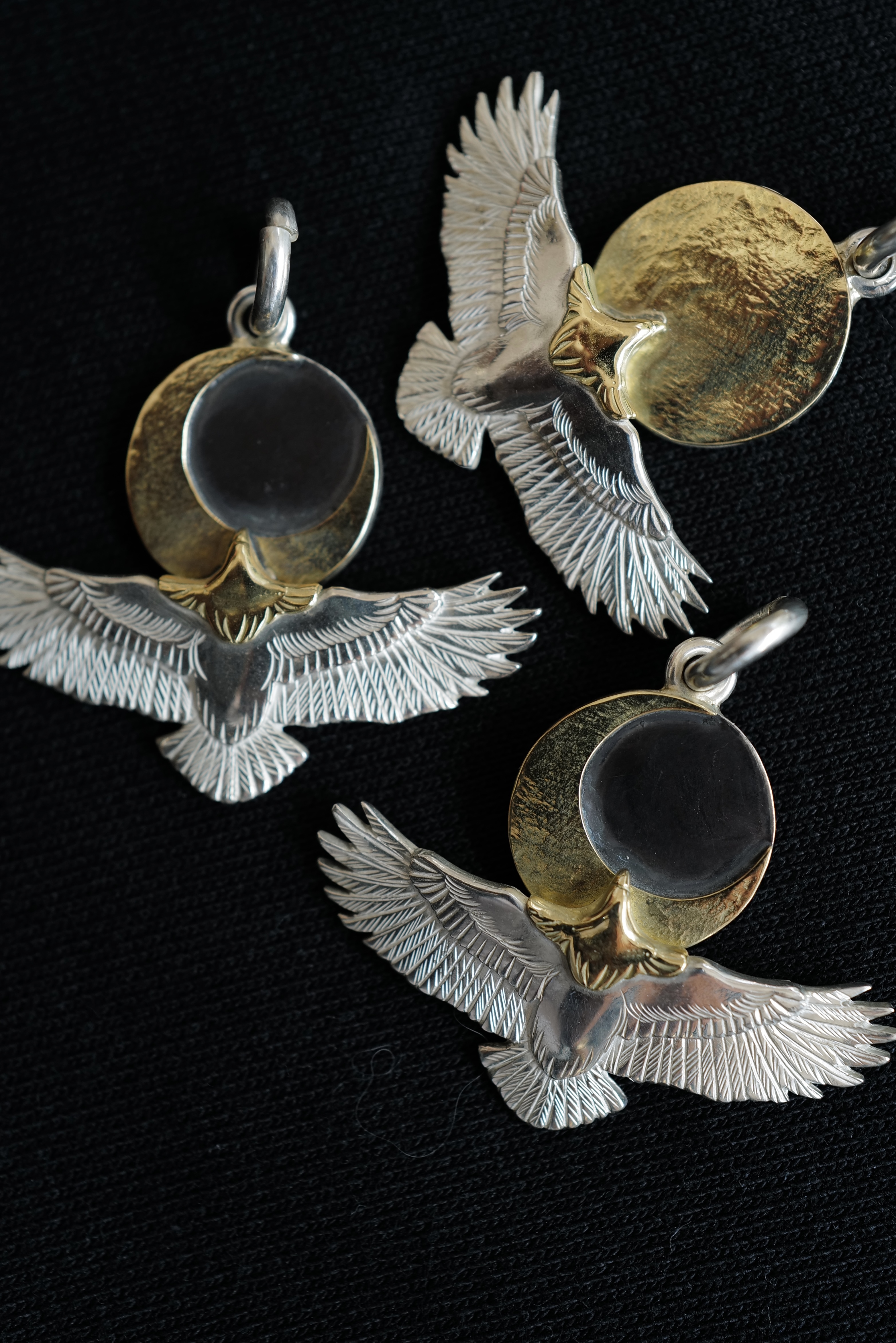 Keep Koichi Eagle to the moon Pendant