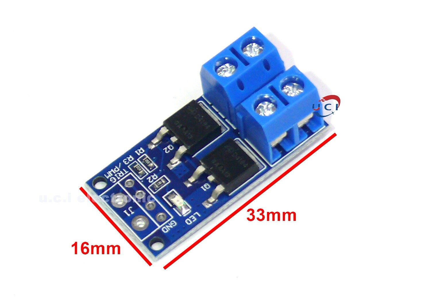 【UCI電子】(K-2)大功率MOS管 場效應管 觸發開關驅動模組 PWM調節電子開關控制板