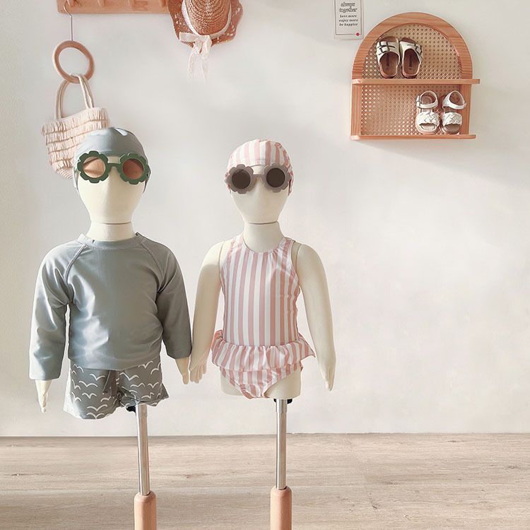 簡約長袖套裝泳衣