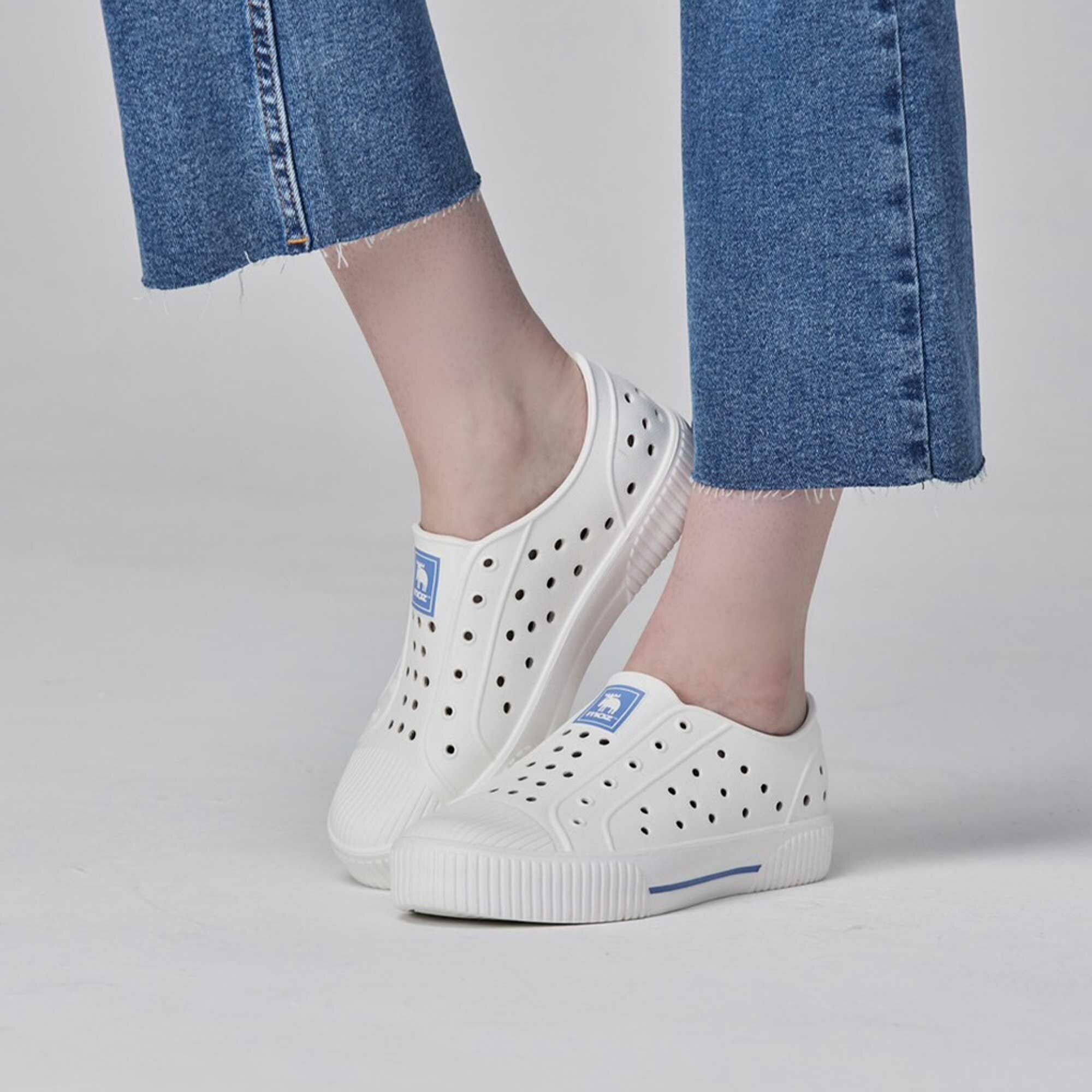 MOMO樣專用 moz瑞典駝鹿後踩兩穿貝果麵包鞋(霧粉)