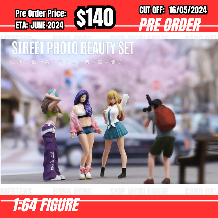 PO-$140 * Moreart * 1:64 Figure - Street Photo Beauty  [OD14/05]