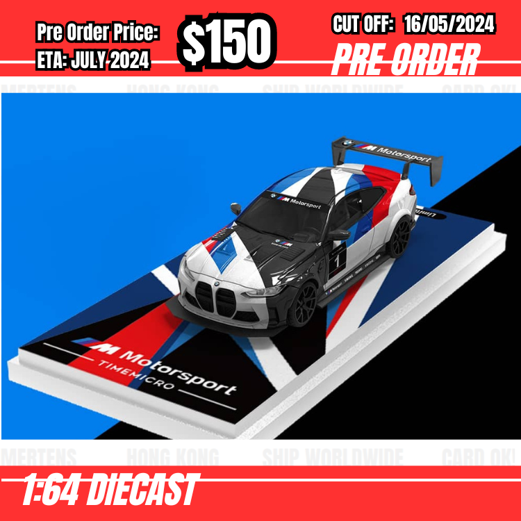 PO-$150 * Time Micro * 1:64 M4 G82 Motorsports #1 [OD14/05]