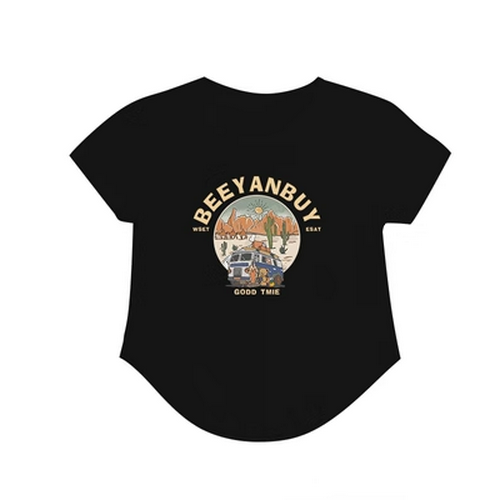 Hot selling right shoulder short-sleeved T-shirt [Black] [S-XL size] (please contact customer service to confirm the delivery size after placing the order)