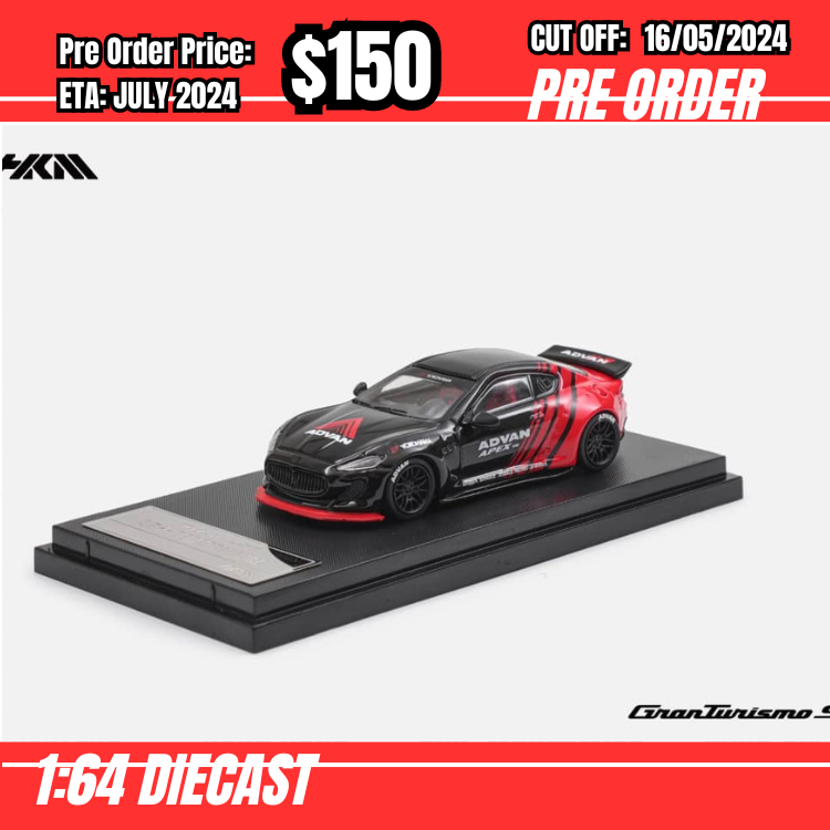 PO-$150 * HKM * 1:64 Maserati Grand Turismo Sports LB Works Advan [OD14/05]