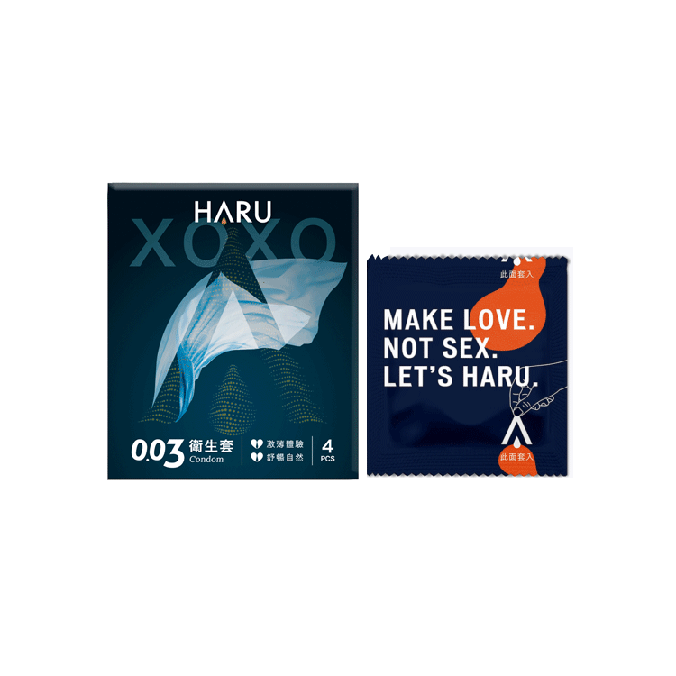 HARU XOXO 0.03保險套 舒暢激薄款