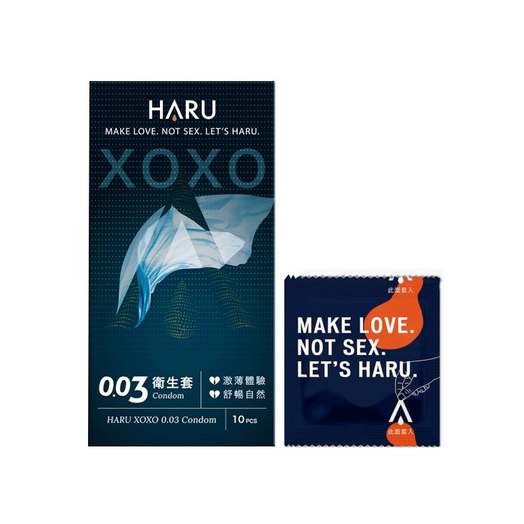 HARU XOXO 0.03保險套 舒暢激薄款