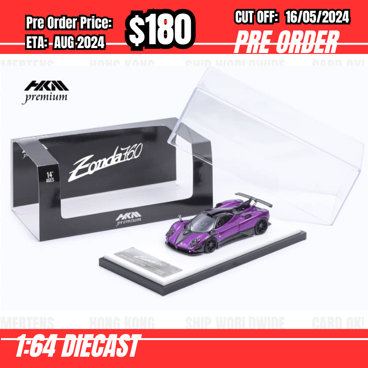 PO-$180 * HKM * 1:64 Premium Zonda 760 Purple [OD14/05]