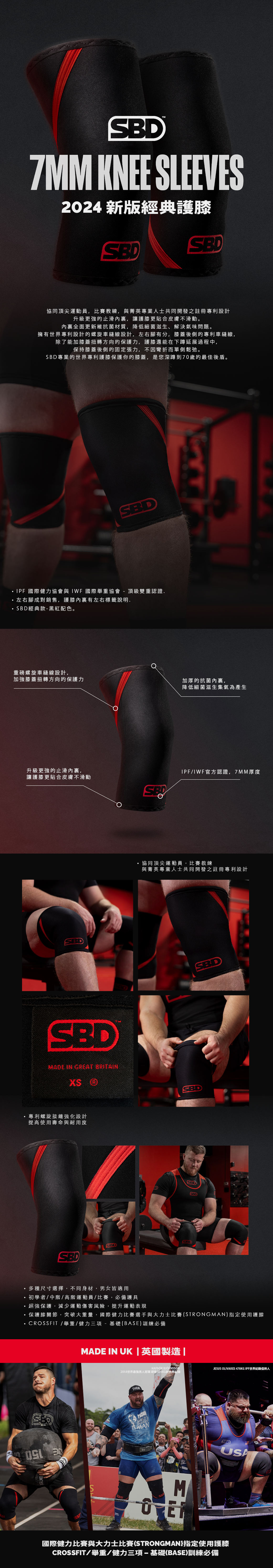 2024 7MM新款經典護膝