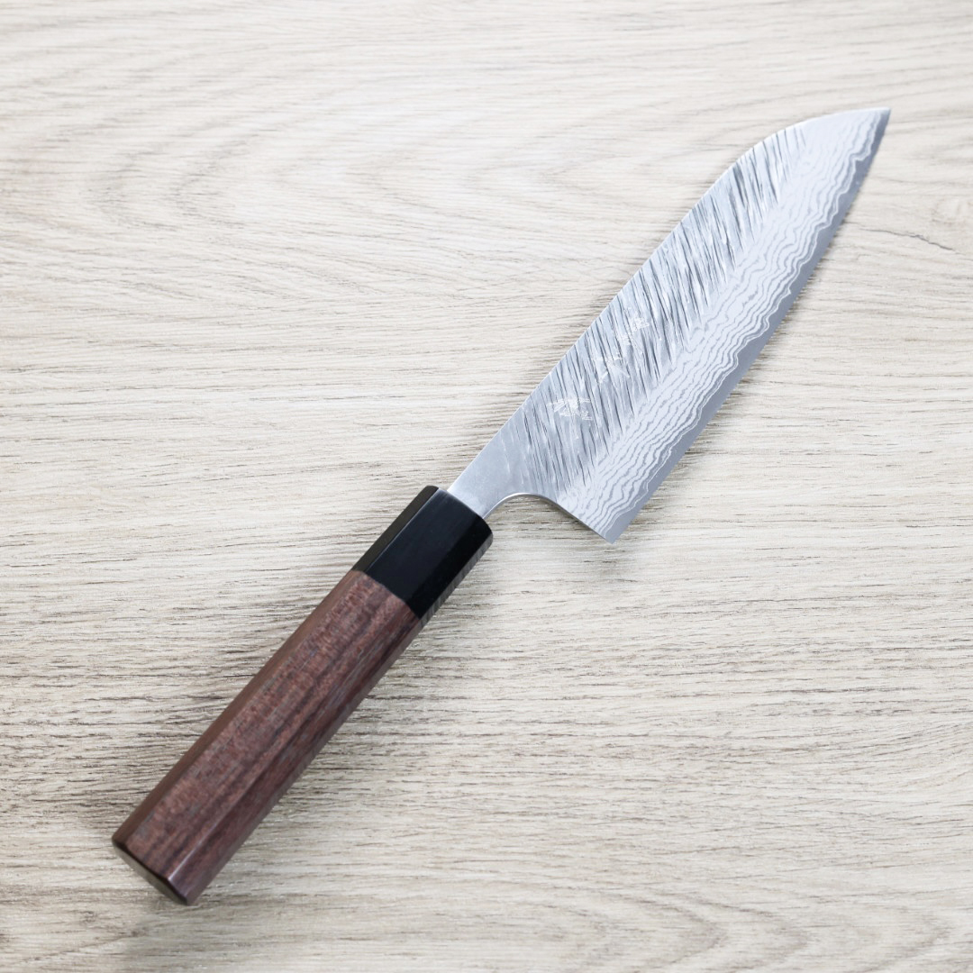 黑崎優 風神 三德 165mm VG10鋼 墨流