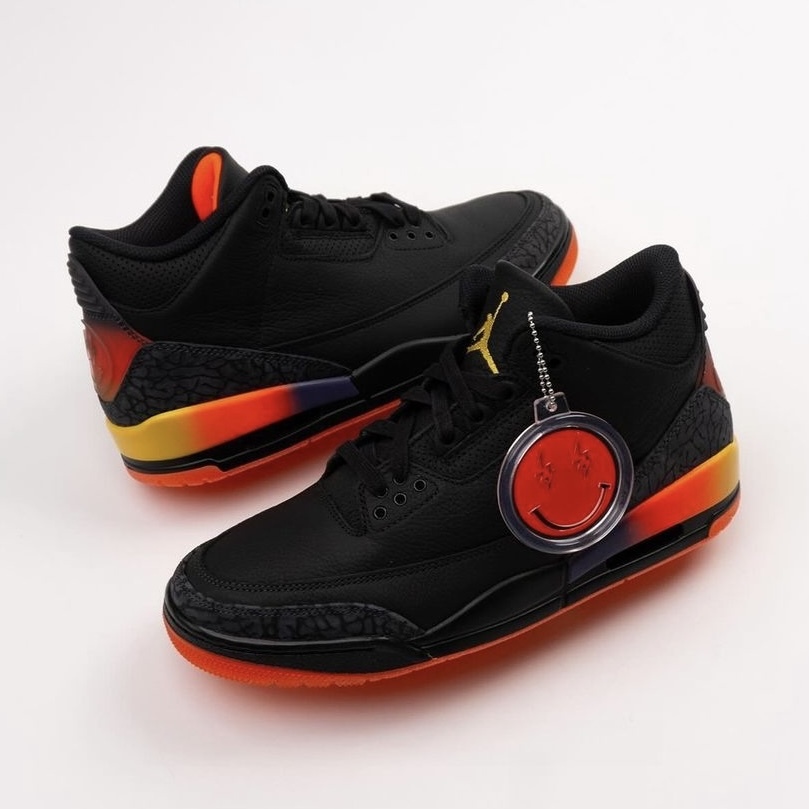 【Focus Store】部分現貨 J Balvin x Nike Air Jordan 3 "Rio" 黑色 聯名款 FN0344-001