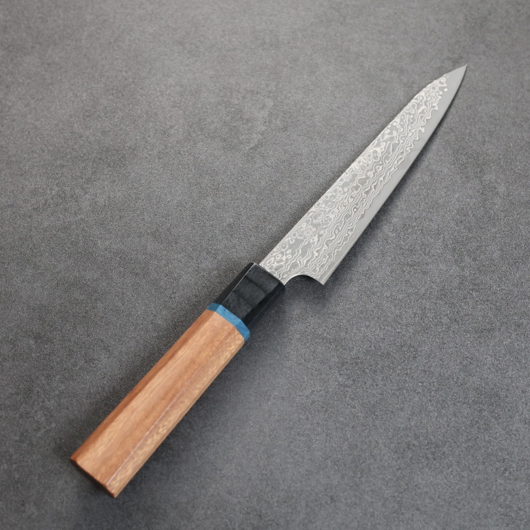龍泉刃物 梵天雲龍 改 蔬果刀 135mm VG10 63層鎳染大馬士革/本鍛造