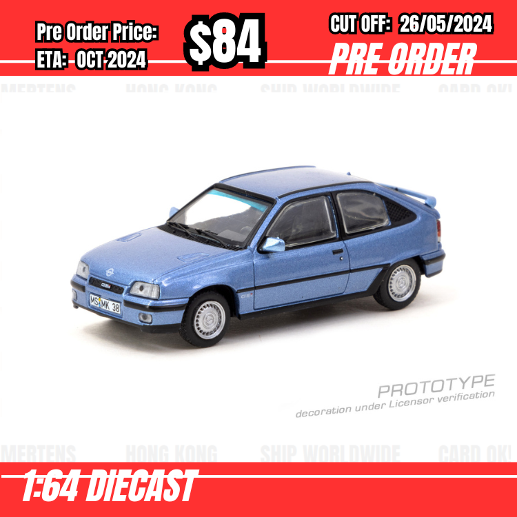 PO-$84  * Tarmac * 1:64 Opel Kadett GSi Blue Metallic [OD14/05]