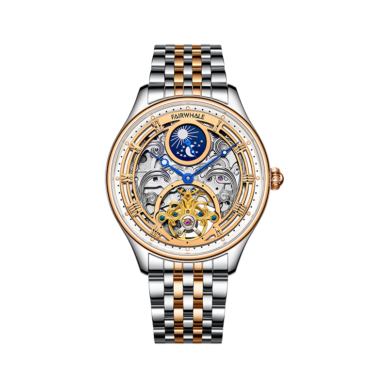 【Mark Fairwhale 馬克菲爾】 FW-6100-S 釋放性格 機械 手錶 -