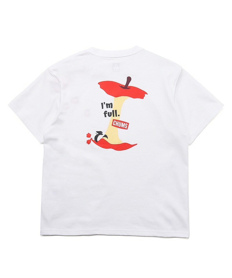 Chums I'm Full Of Apples T-Shirt 純綿 T-shirt CH01-2373 (前後Logo)