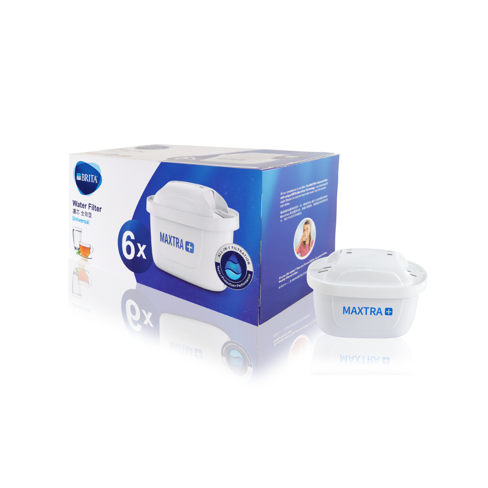 【 BRITA 】MAXTRA+  Water Pitcher Filter Cartridge, 6-Pack (Made in Germany)