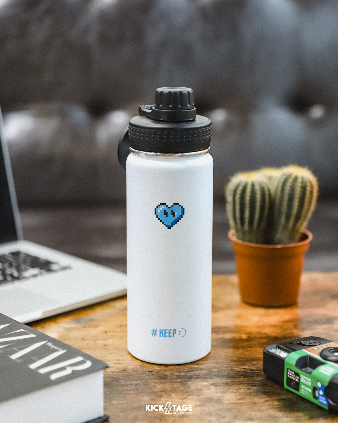 [現貨在店] #KEEP LOVE Magsafe Bottle 磁吸水壺 不鏽鋼 保冷壺 保溫瓶 手機架 手機專用 磁性 吸附水壺 外拍救星 堅持多喝水【KS216】