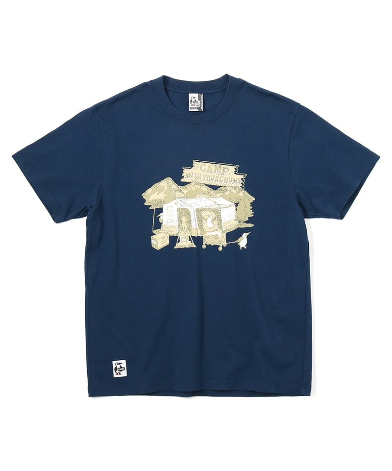 Chums Anti-Bug Camp in Utah T-Shirt 純綿 T-shirt CH01-2382 (前後Logo)