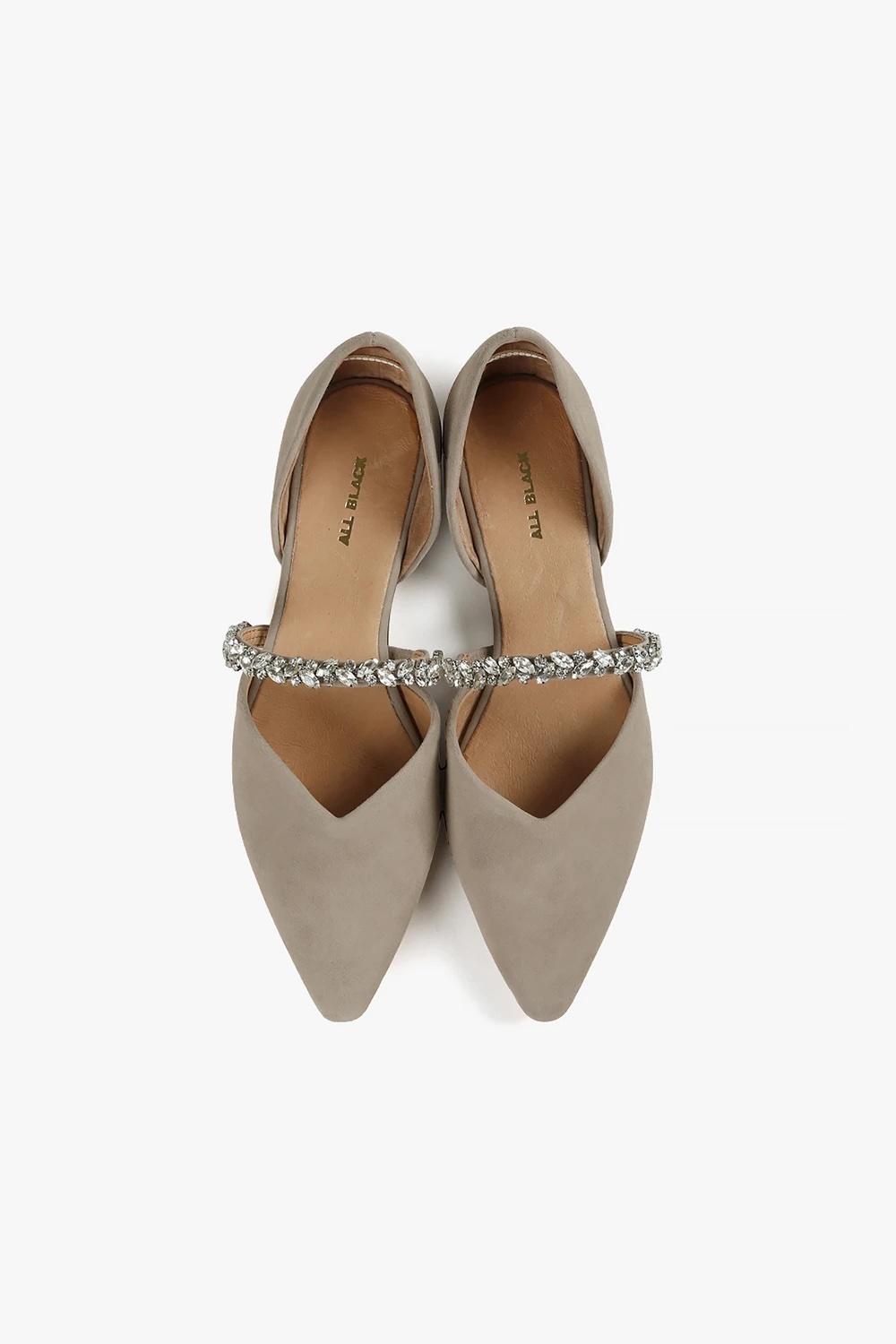 Jewel DS 鑽帶尖頭平底鞋