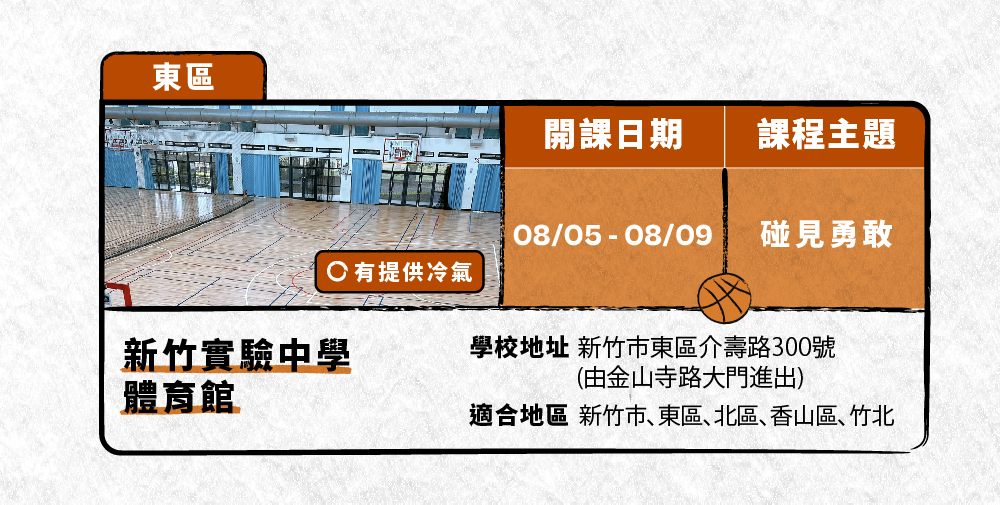 2024年暑假台北地區、新北地區、桃園地區、新竹地區、台中地區皆有開場