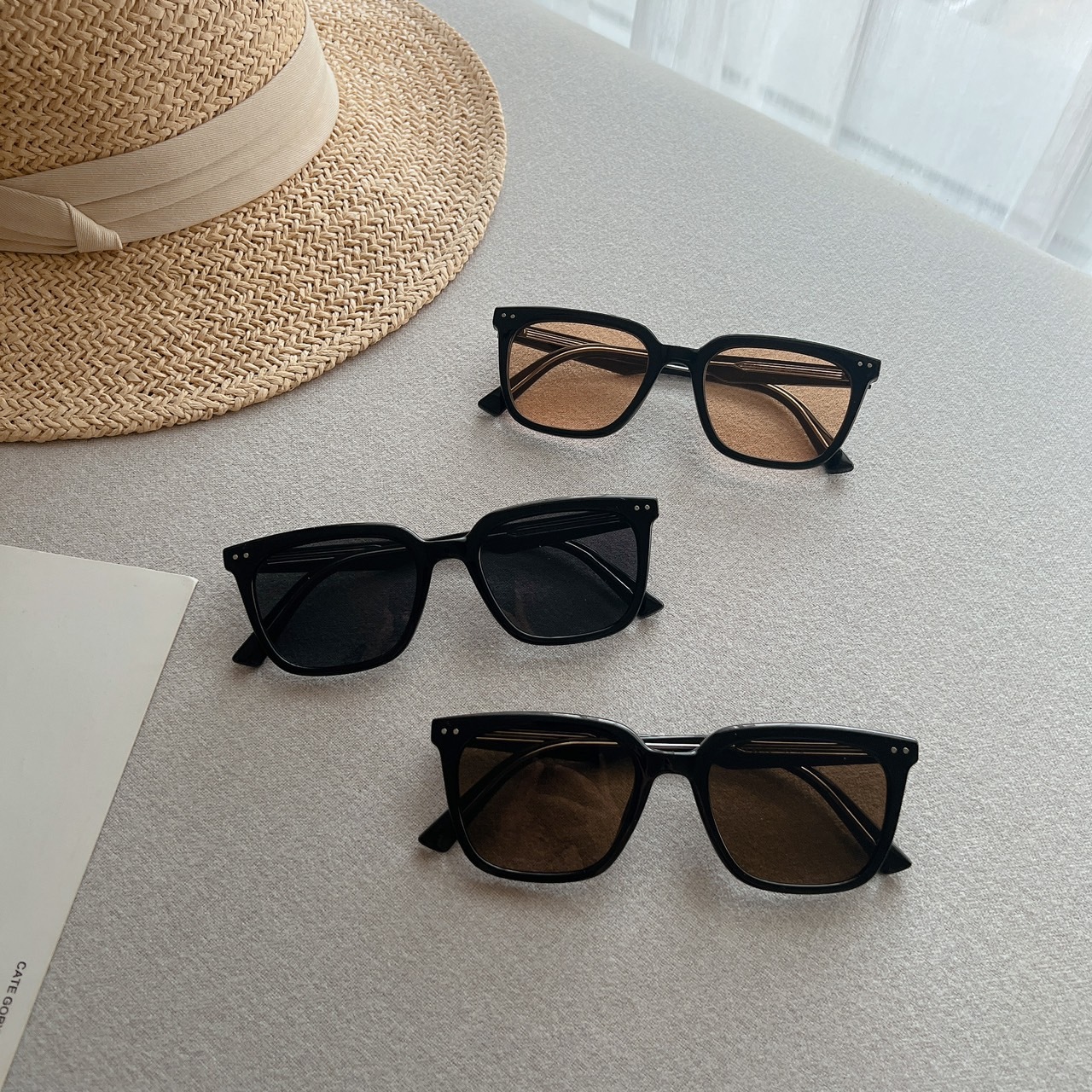 A0211經典金屬偏光墨鏡/三色/情侶