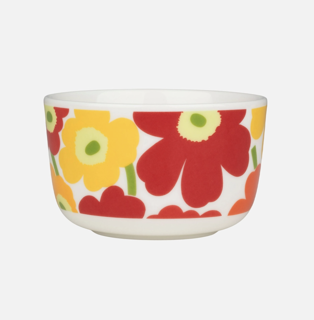 代購現貨 | marimekko復刻版 multi colour mini Unikko bowl 2.5d