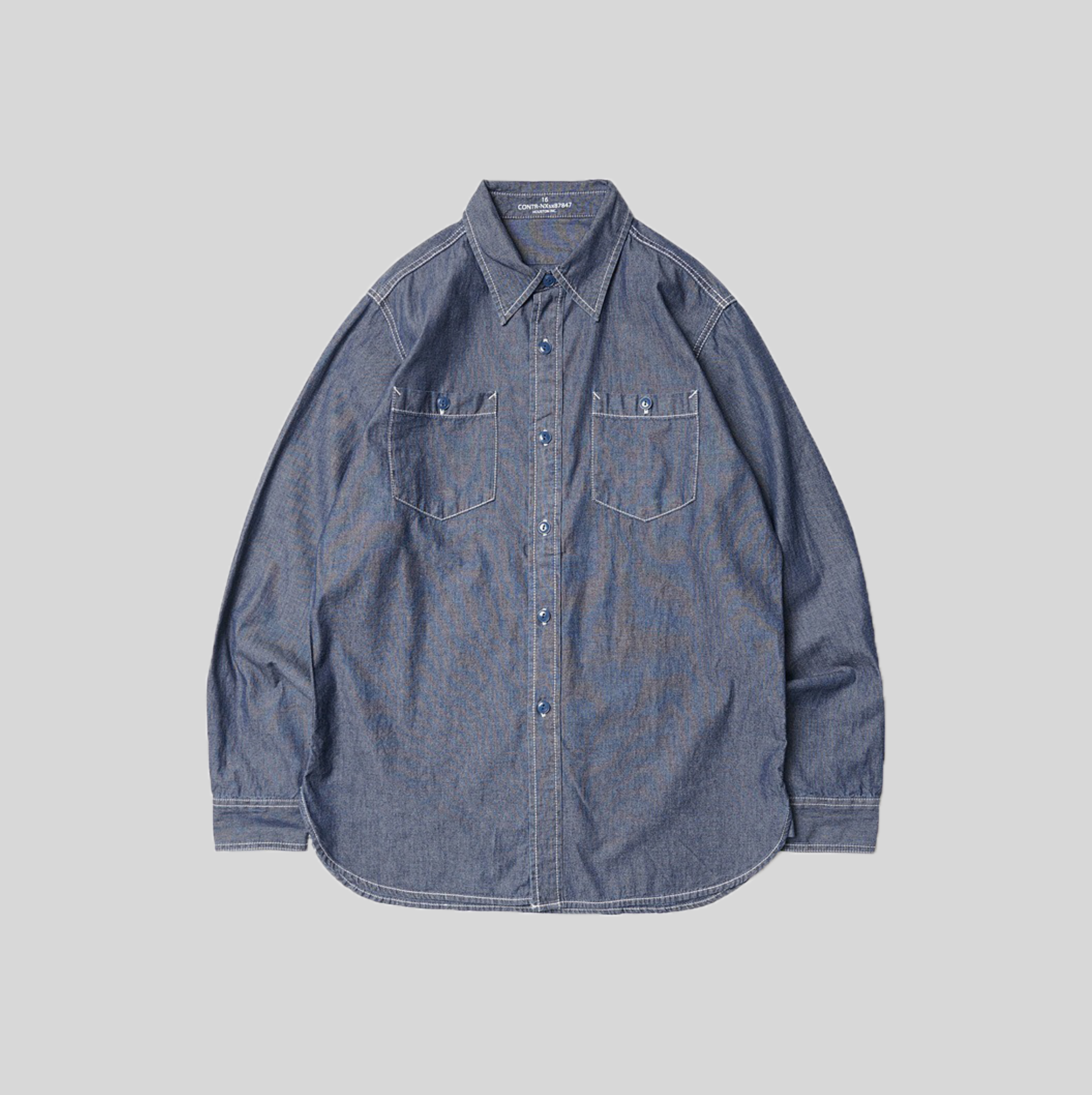 定価¥38,500 HEUGN chambray rob 【SHIRT023】（HEUGN 2023 S/S 