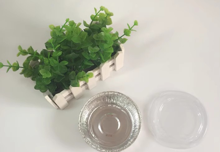 240ml圓形錫紙盤*5套 (有蓋)