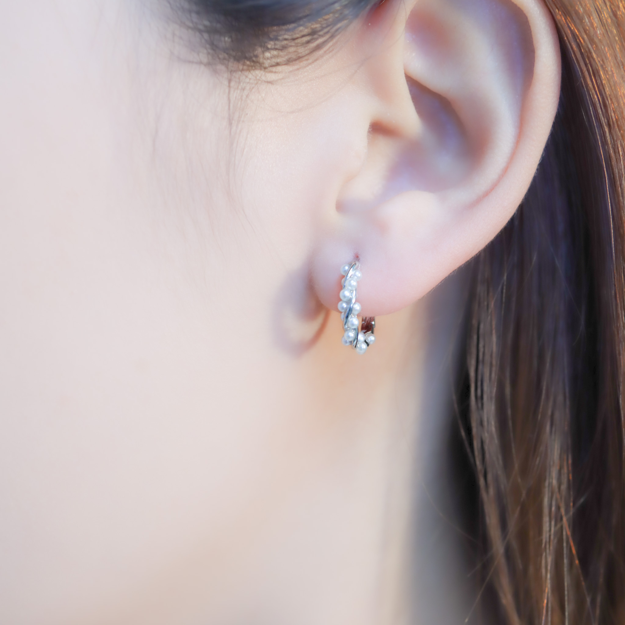 | 925純銀 | 雪花繚繞耳環 | EA0776 |