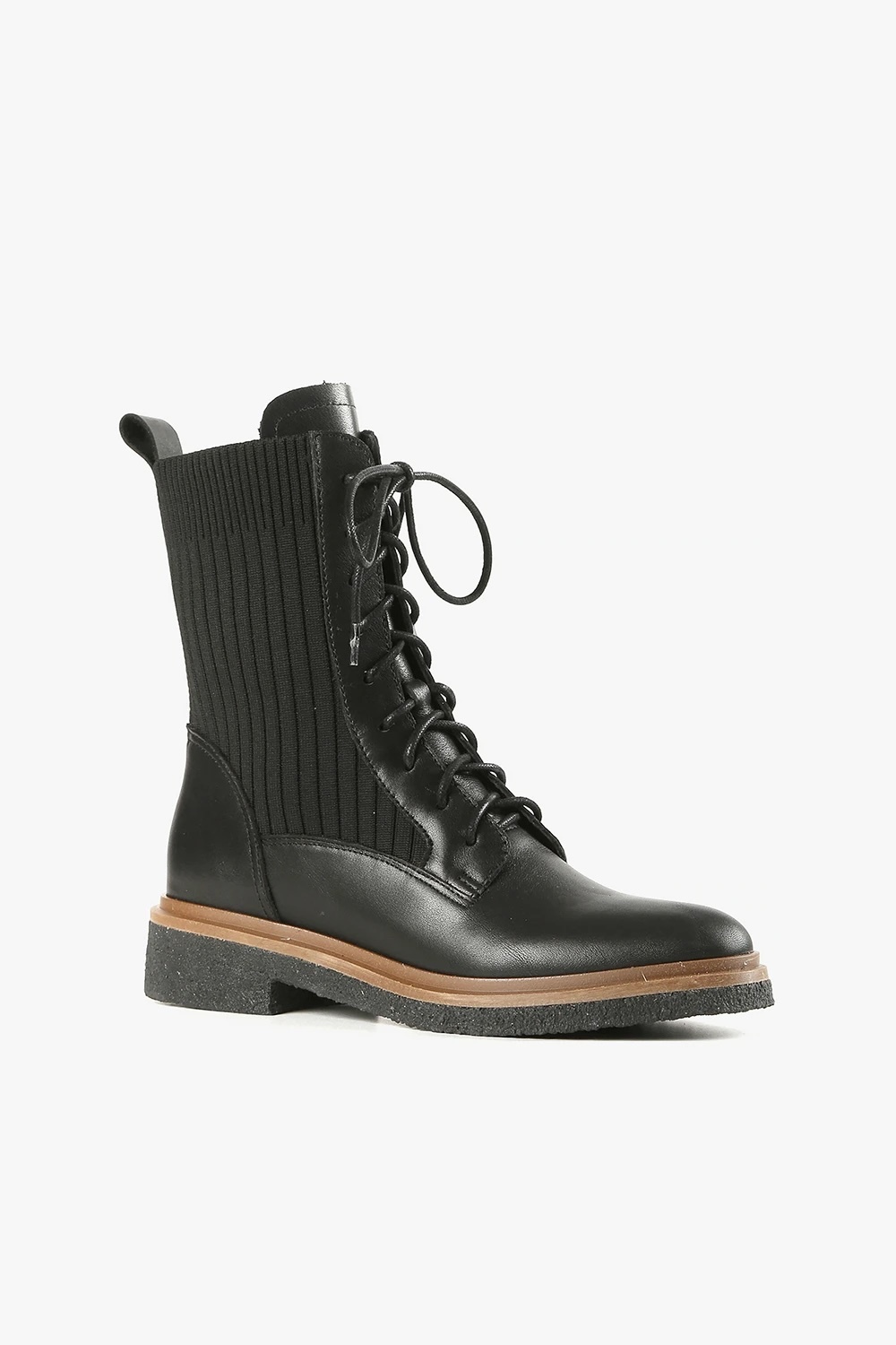 Sock Camper 梭織生膠底中筒靴