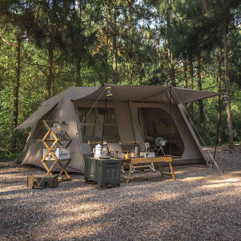 【Naturehike 挪客】 Village13 屋脊13 兩室一廳屋脊自動帳篷3-4人(台灣代理公司貨)  ZP004