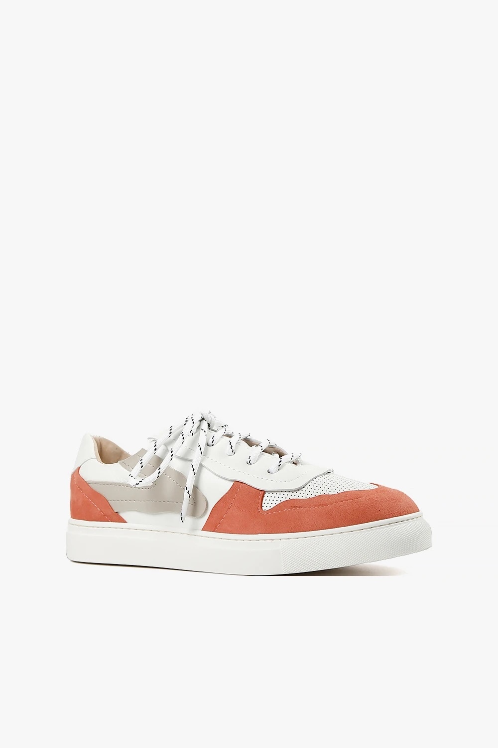 Flower 皮料拼接休閒鞋