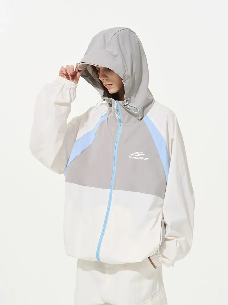 Harsh and Cruel 24SS 拼接運動涼感風衣外套 HZ242050074