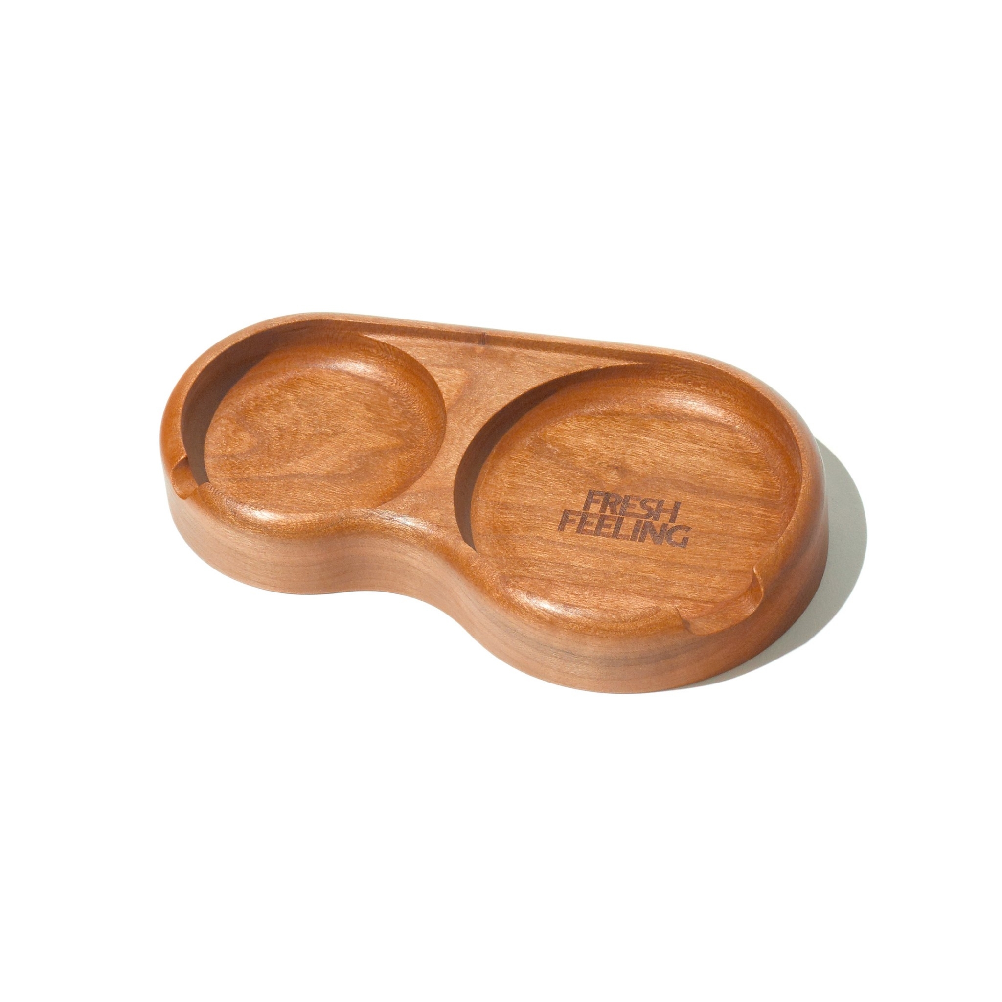 FRESH FEELING WOODEN DOUBLE COASTER