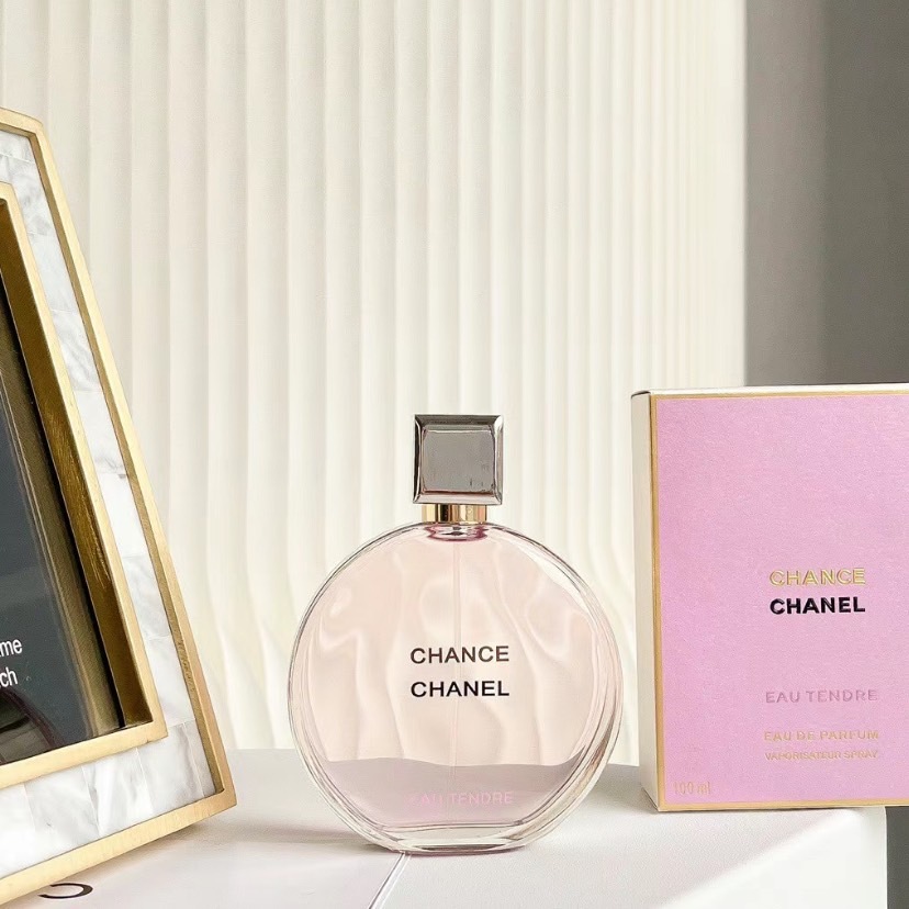 CHANEL 香奈兒CHANCE系列粉紅淡香精綠色輕盈香水EAU TENDRE