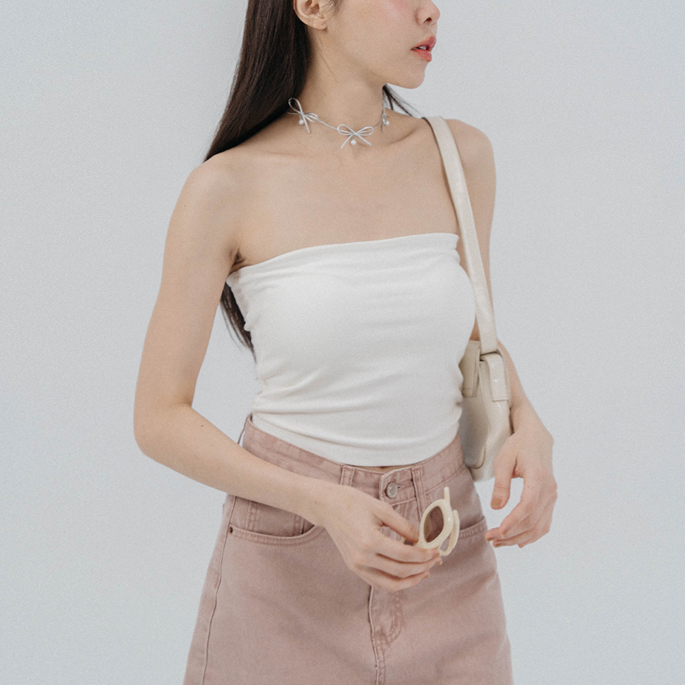 Side scrunching plain bra T-color【01041814】in stock+pre-order