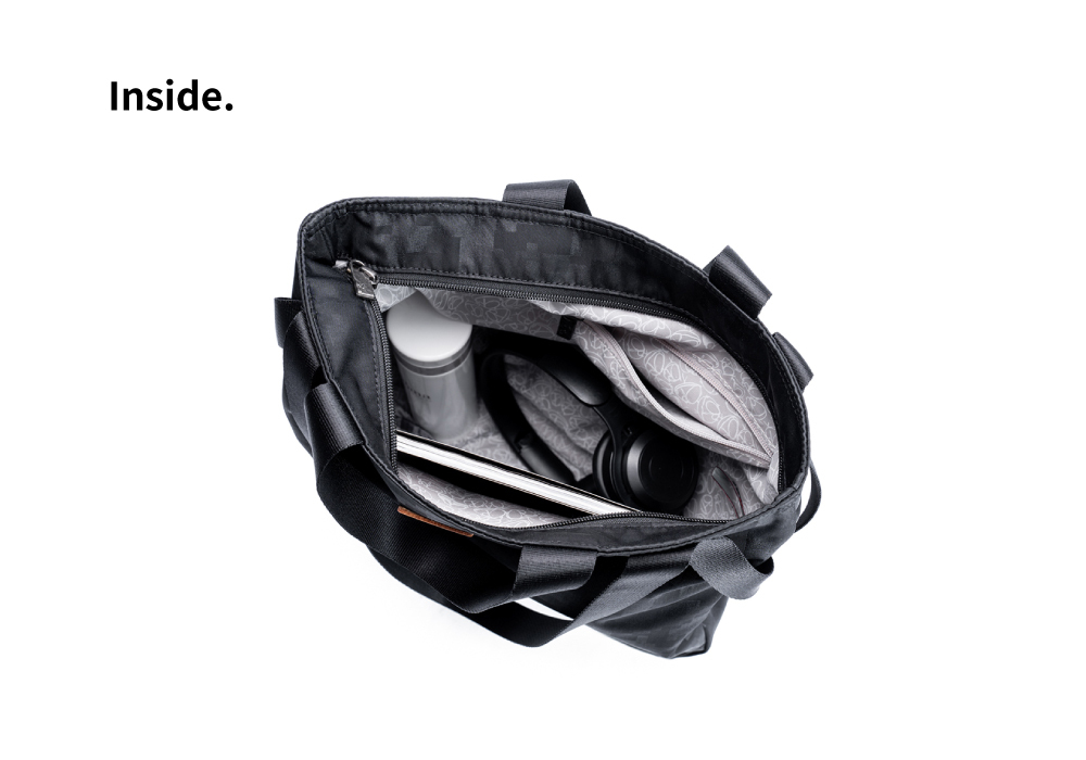 satana 城市光影托特包-樂高壓紋 SOS235R 內部隔層照